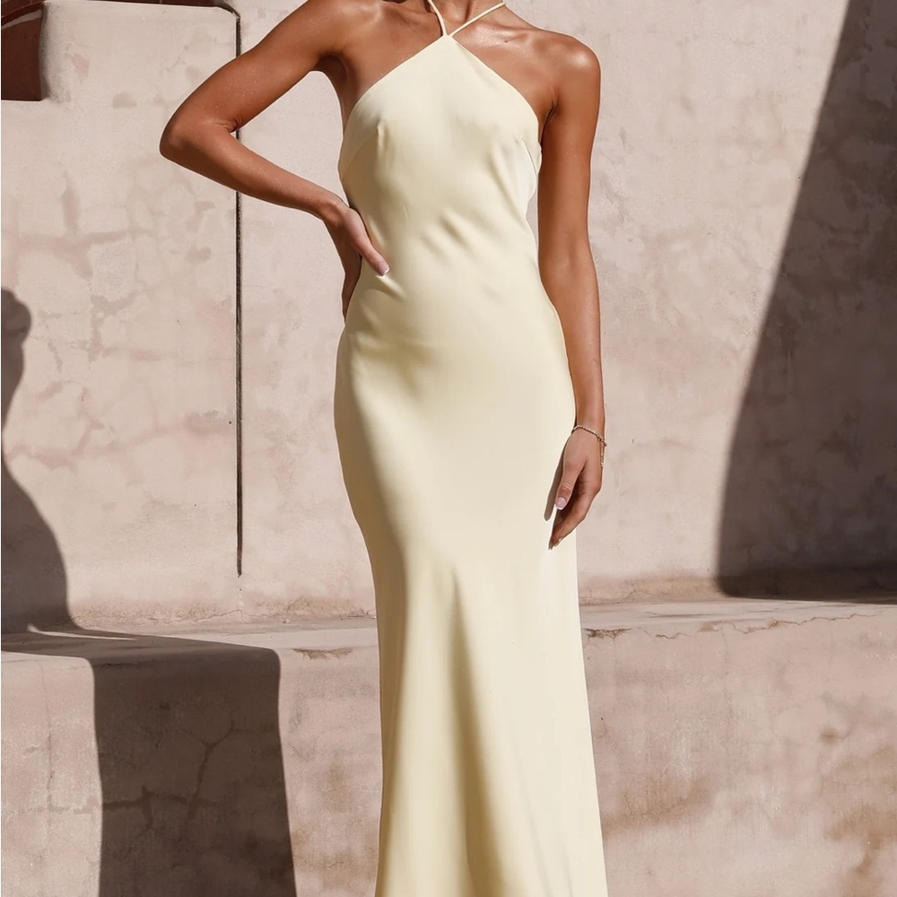 Billy J Chiara Maxi Dress Yellow